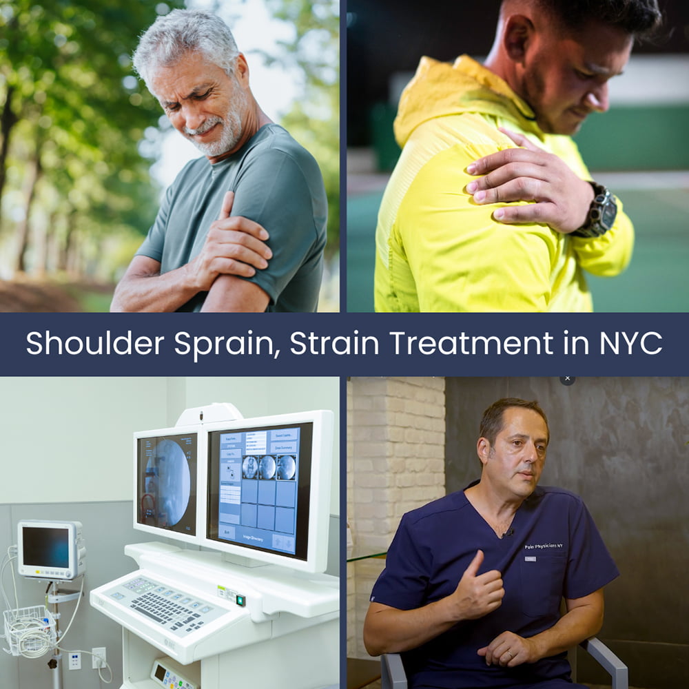 Shoulder Sprain, Strain Treatment in NYC Shoulder Doctors Specialists