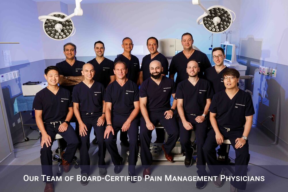 Team of Board Certified Pain Management Physicians